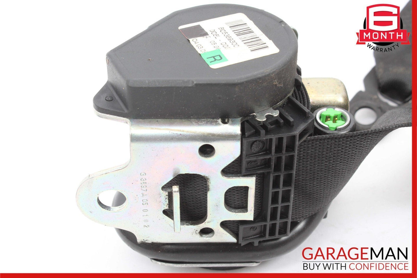 06-09 Mercedes W219 CLS500 Front Right Seatbelt Seat Belt Retractor Black OEM