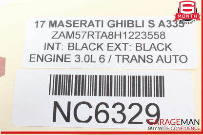 Maserati Unknown 670019822 OEM