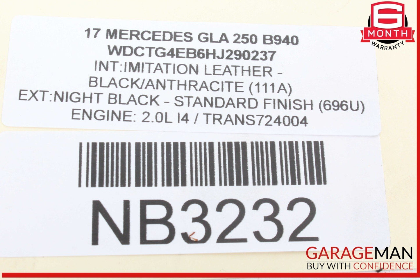 14-19 Mercedes X156 GLA250 Rear Left / Right Upper Control Arm OEM 2463501006
