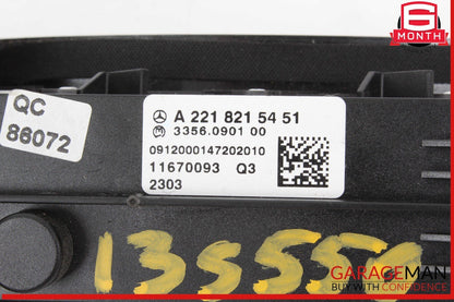 07-13 Mercedes W221 S550 CL550 Dash Suspention Cluster Control Switch 2218215451