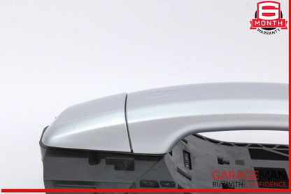15-20 Audi A3 S3 RS3 Rear Left Driver Side Exterior Door Handle Silver OEM