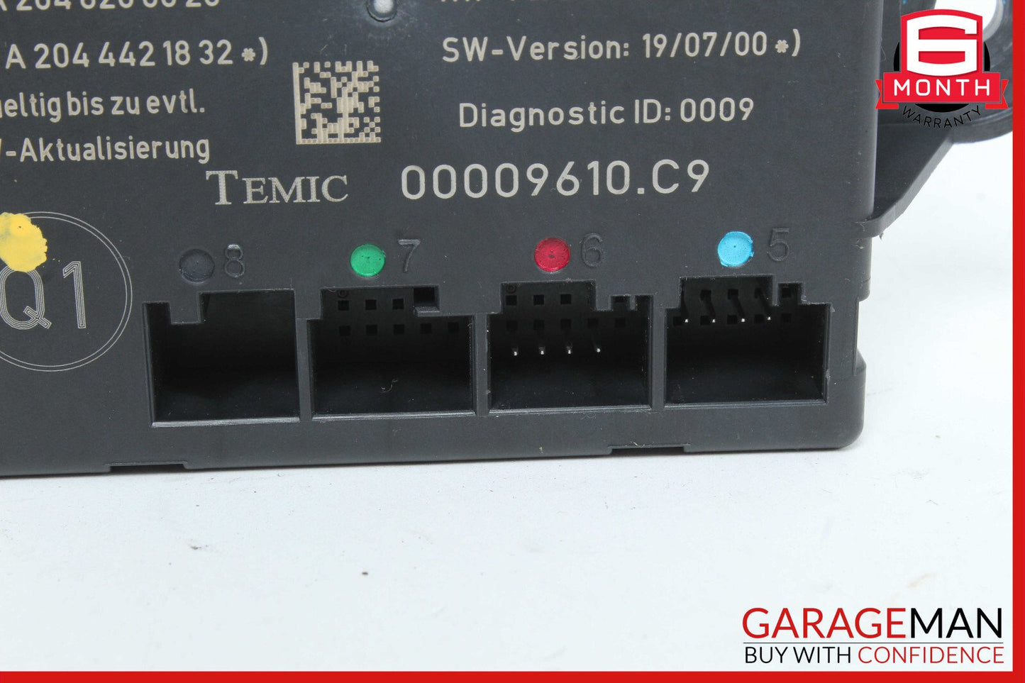 08-14 Mercedes W204 C350 Rear Right Side Door Control Module 2048702526 OEM