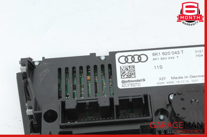 13-17 Audi Q5 Front A/C AC Climate Control Switch Panel Assembly OEM
