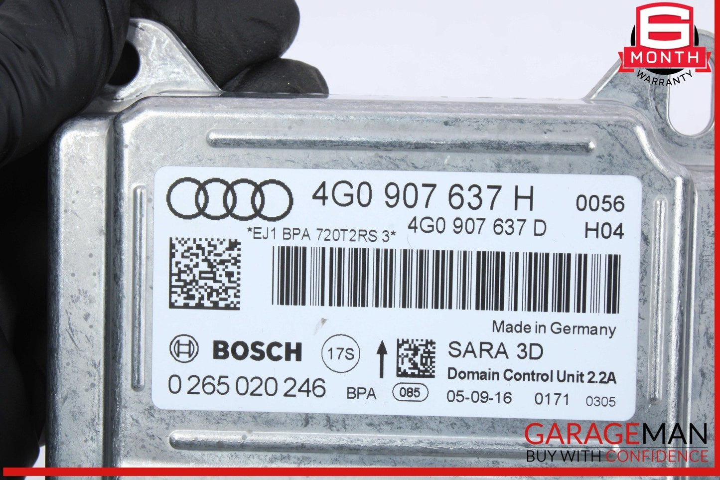 12-18 Audi A7 A6 S6 S7 Yaw Rate Acceleration Control Module Unit 4G0907637H OEM