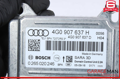 12-18 Audi A7 A6 S6 S7 Yaw Rate Acceleration Control Module Unit 4G0907637H OEM