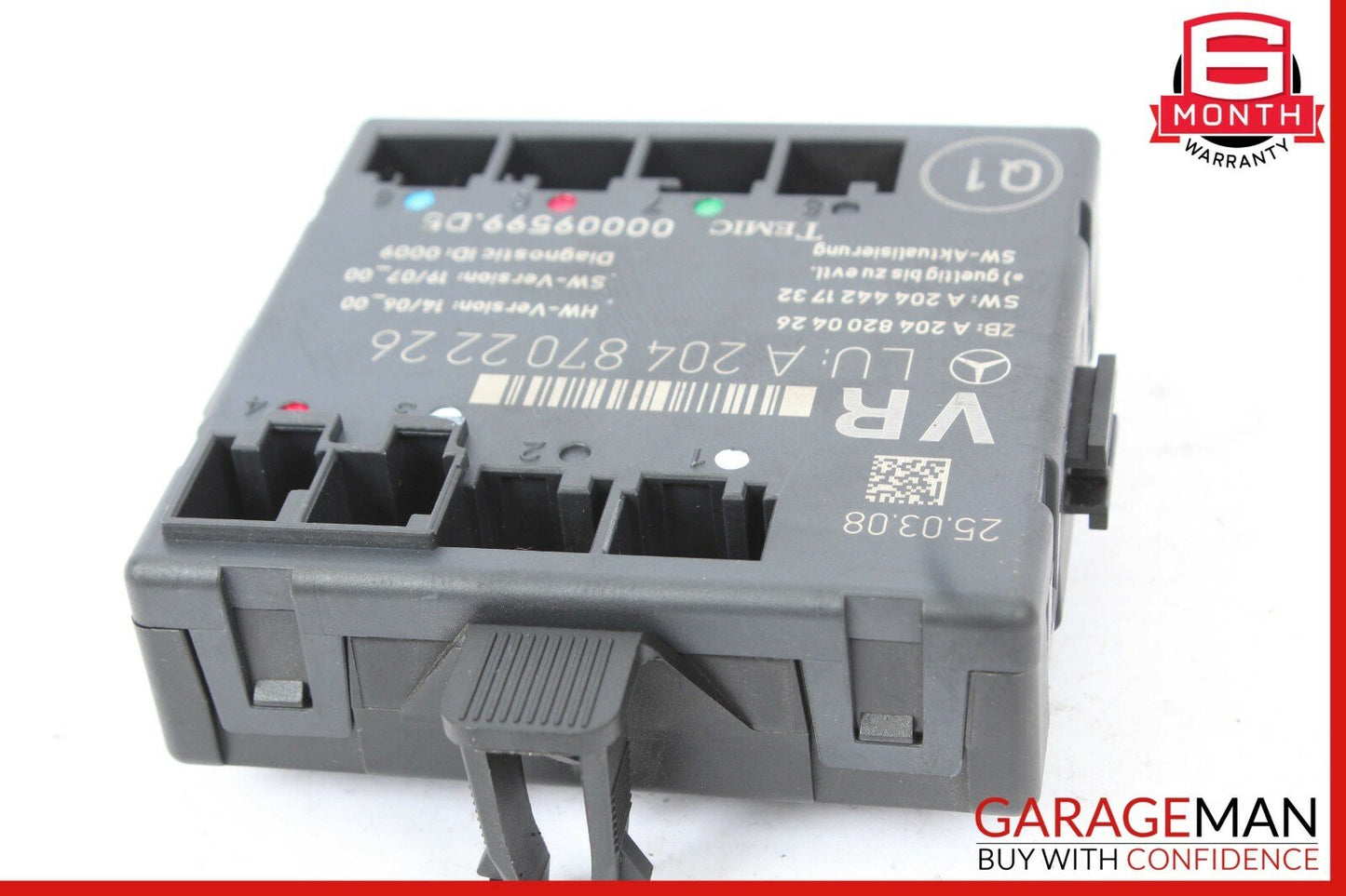 08-14 Mercedes W204 C300 C350 Front Right Side Door Control Module Unit