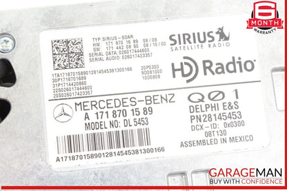 09-13 Mercedes W211 E550 Sirius Satellite Radio Receiver 1718701589 OEM