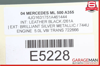02-05 Mercedes W163 ML500 Fuel Gas Tank Pump Motor Sensor Module Unit OEM