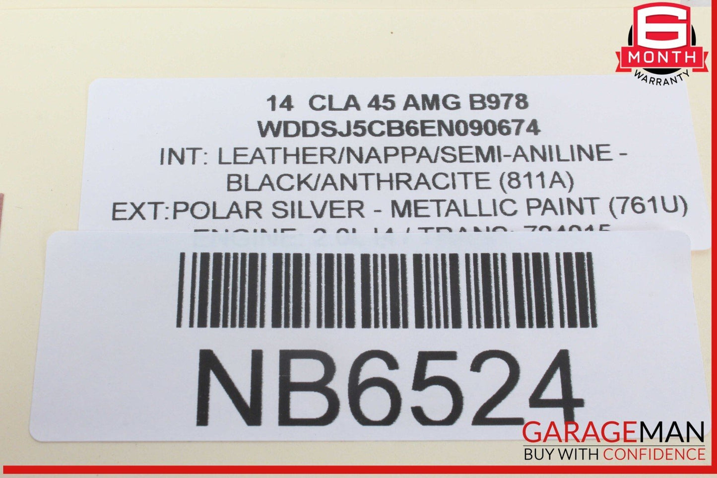 14-19 Mercedes W117 CLA45 AMG Front Center AC A/C Air Vent Nozzle Trim Grill OEM