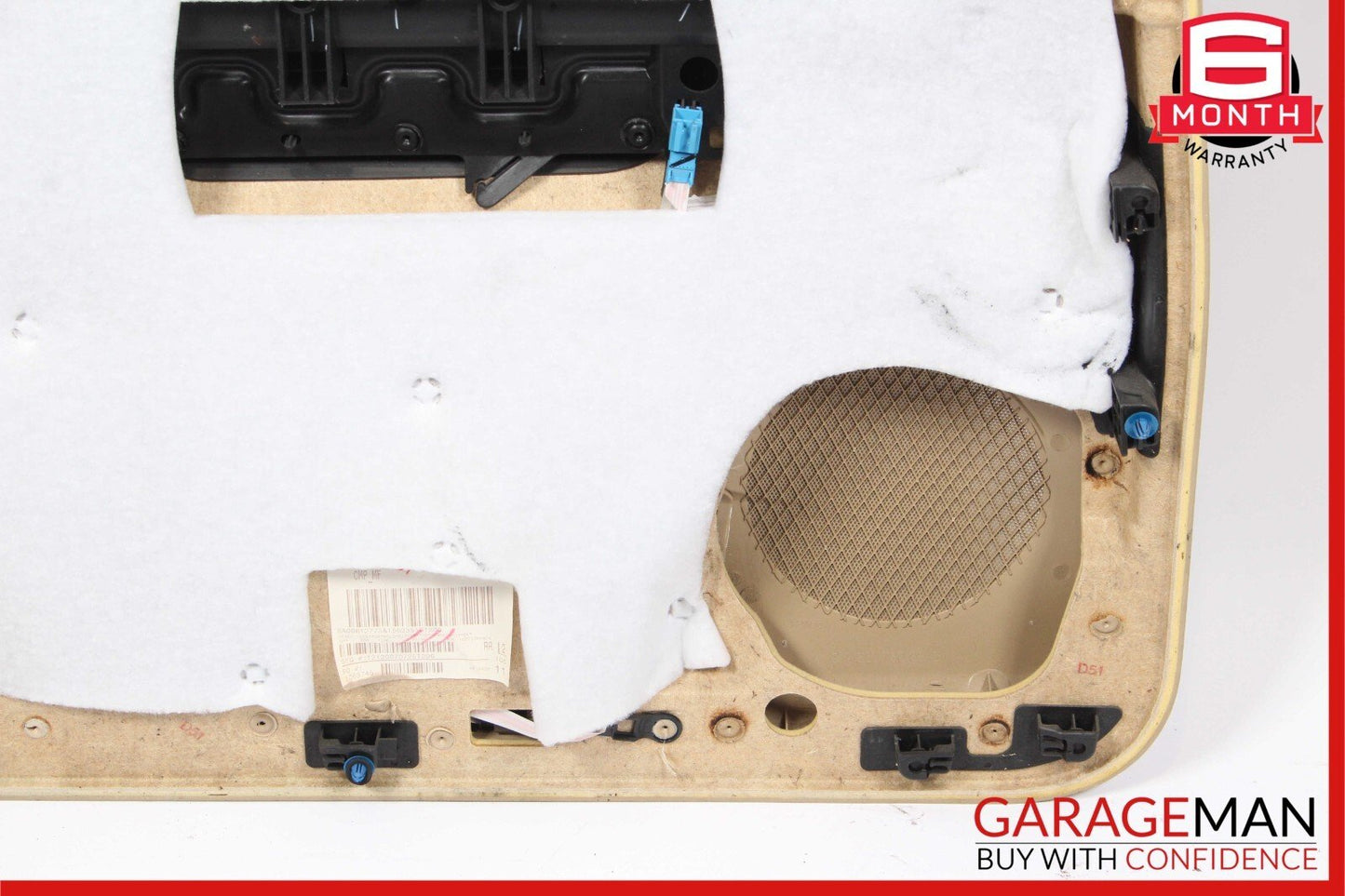 06-10 Mercedes W251 R350 Rear Right Passenger Side Interior Door Panel Brown OEM
