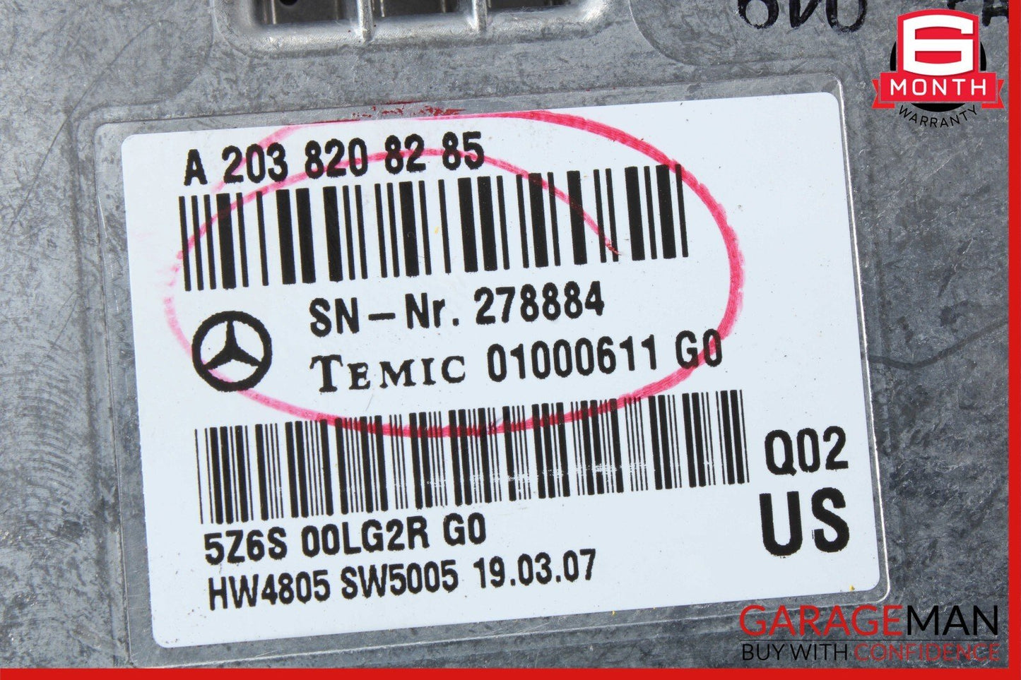 07-13 Mercedes X164 GL450 E320 Voice Language Communication Control Module Unit
