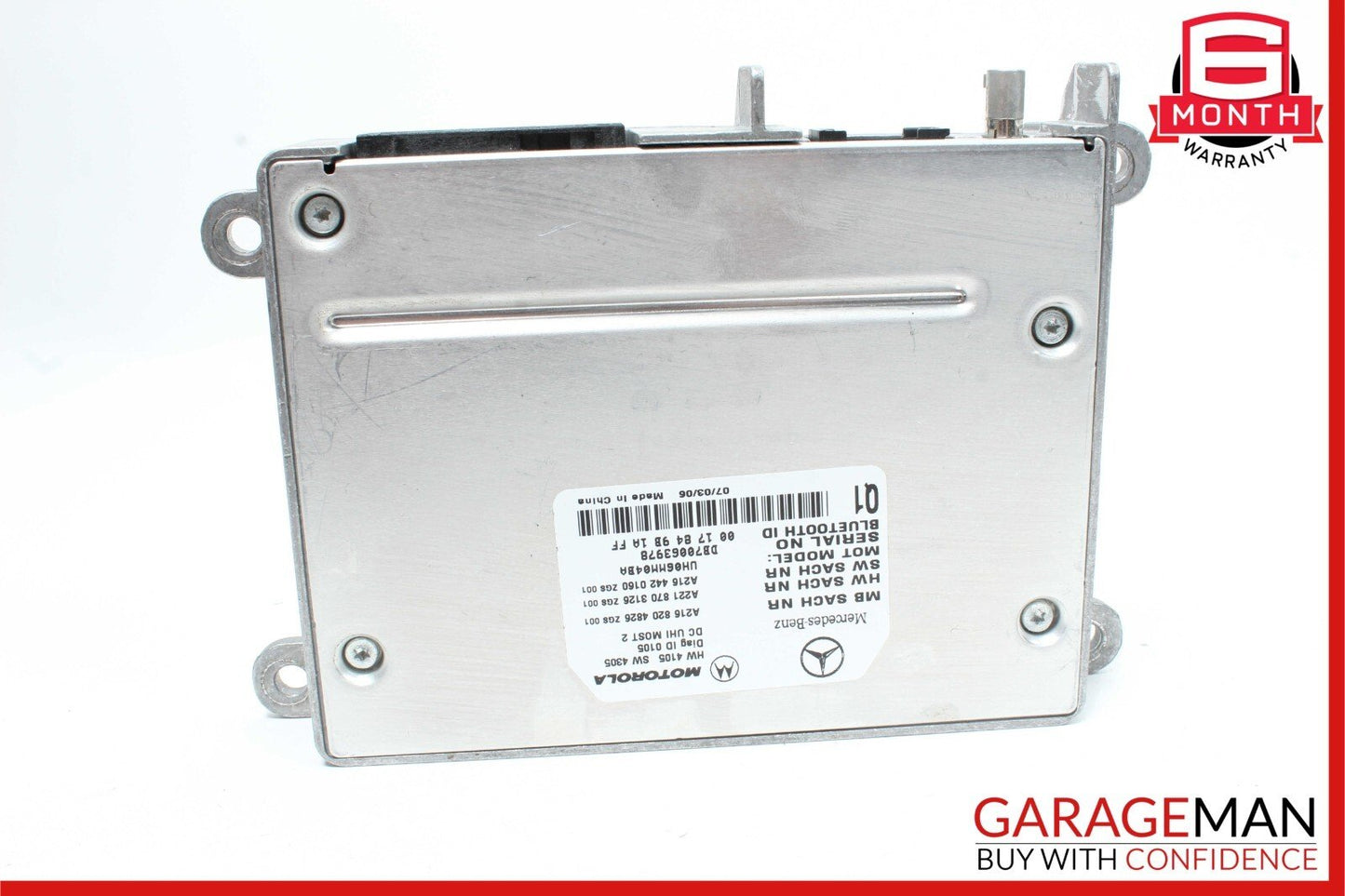 07-13 Mercedes W221 S550 CL550 Bluetooth Communication Controller Module OEM