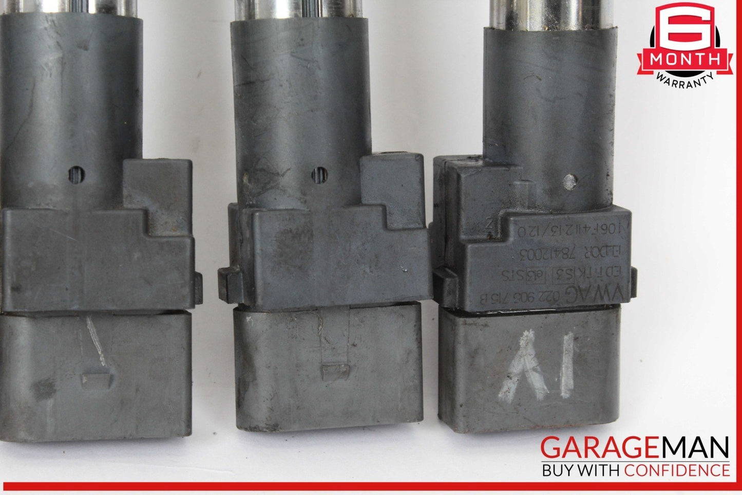 09-16 Audi S4 Engine Ignition Coil Coils Set of 6 022905715B OEM