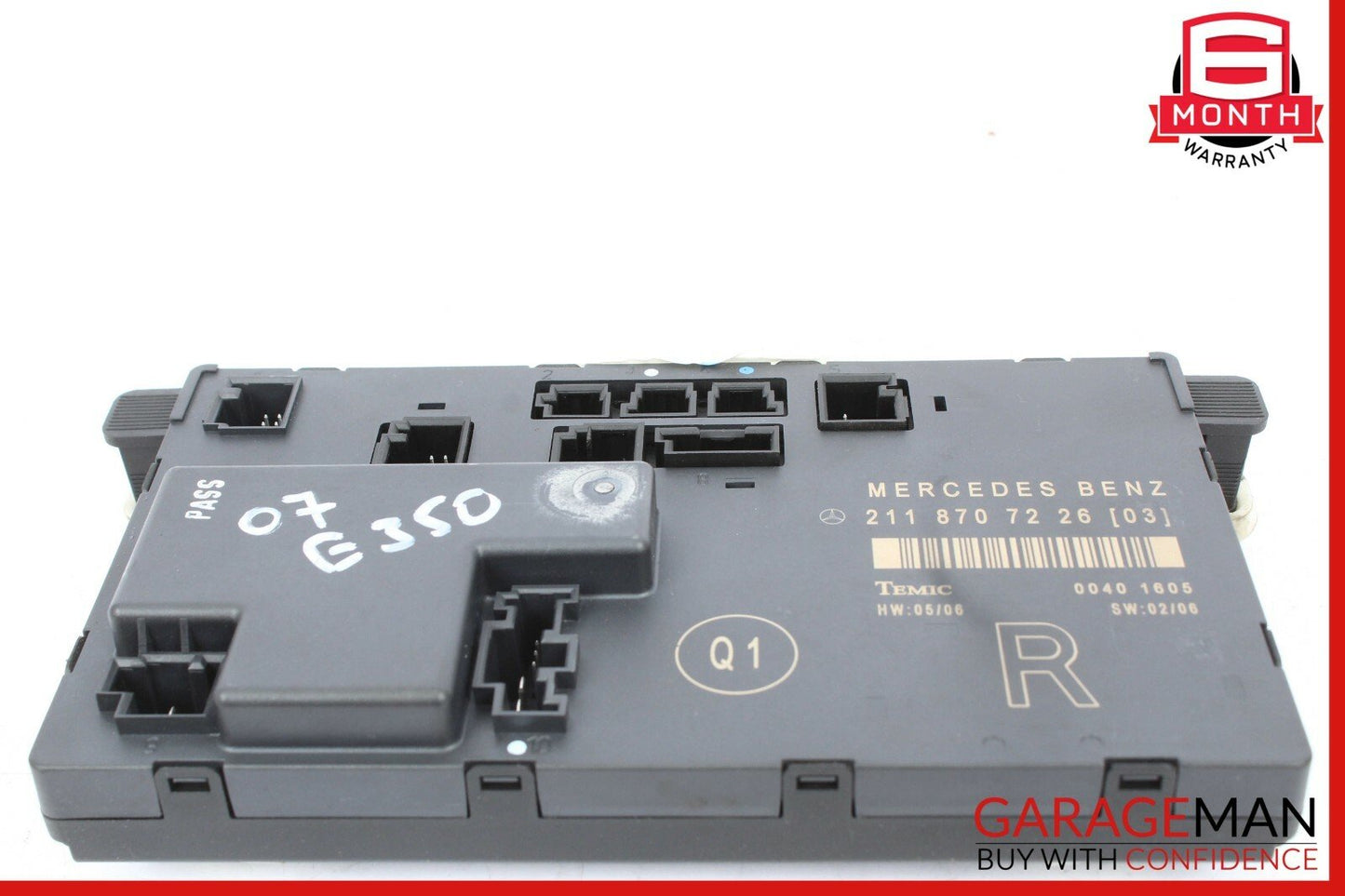 03-09 Mercedes W211 E320 E350 E550 Front Right Side Door Controller Module Unit