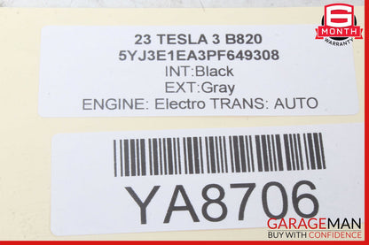 17-23 Tesla Model 3 Front Reinforcement Bracket Support OEM