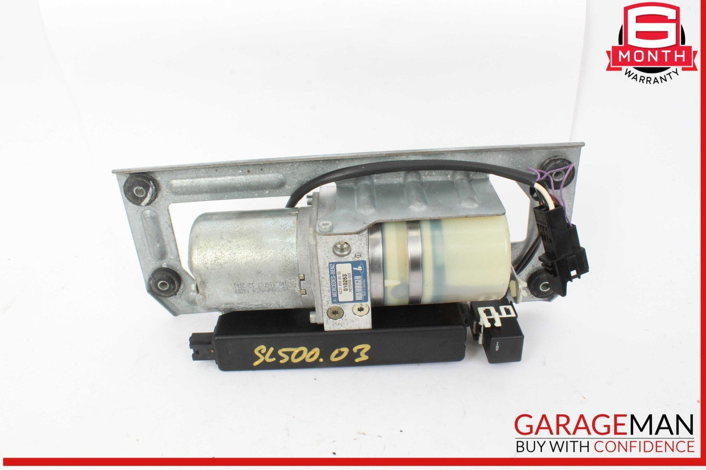 03-08 Mercedes R230 SL500 SL550 Convertible Top Hydraulic Pump Motor OEM