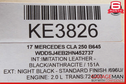 14-18 Mercedes W117 CLA250 Front Center AC A/C Air Vent Nozzle Trim Grill OEM