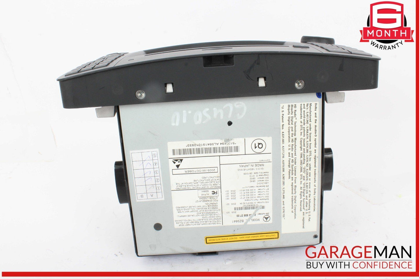 09-12 Mercedes X164 GL450 ML350 Comand Head Unit Navigation Radio CD Player OEM