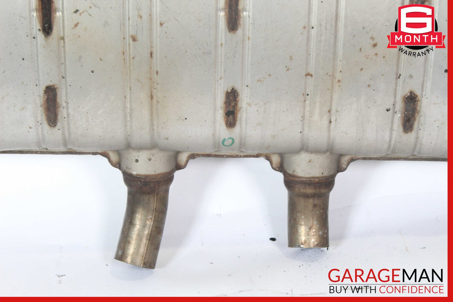 11-14 Porsche Cayenne 958 4.8L V8 Rear Complete Exhaust Muffler Tips Pipe Assy