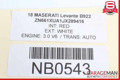 17-20 Maserati Levante S M161 Front Left Driver Side Exterior Door Handle OEM