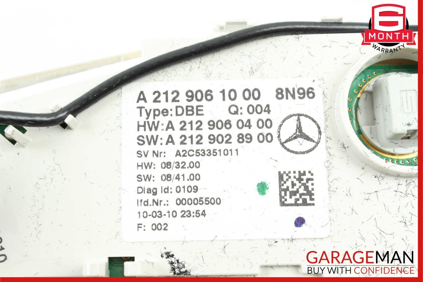 10-16 Mercedes W212 E350 E400 Front Overhead Dome Light Lamp Reading Map Lamp