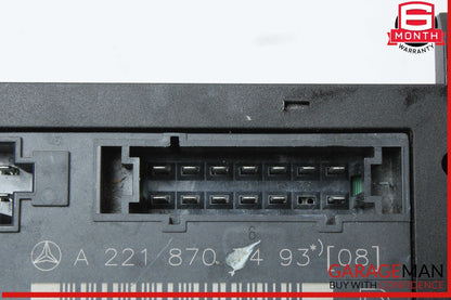 07-13 Mercedes W221 S550 S400 Front Right Under Seat Control Module 2218707493