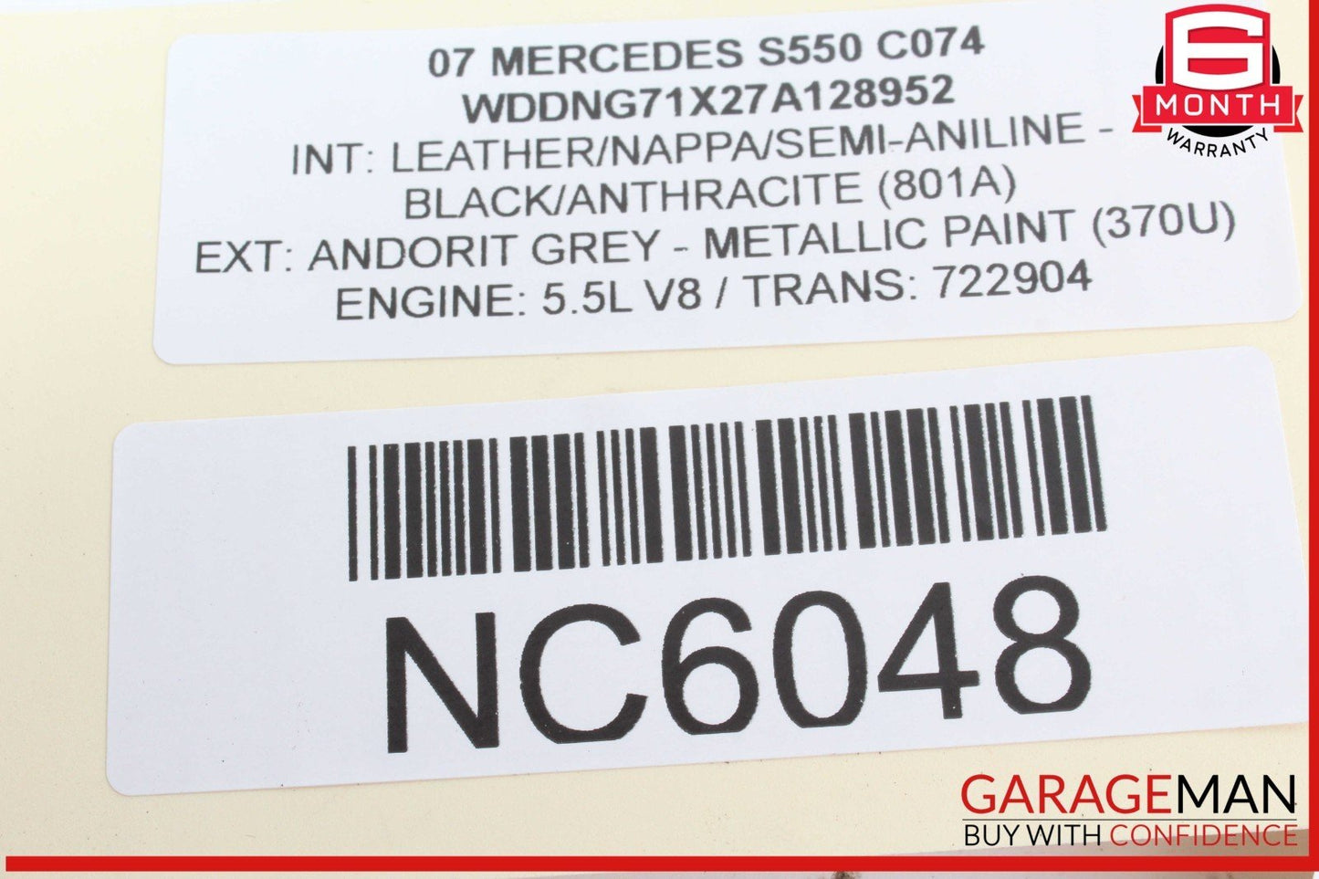 07-13 Mercedes W221 S550 S400 Rear Right or Left Side Door Control Module OEM