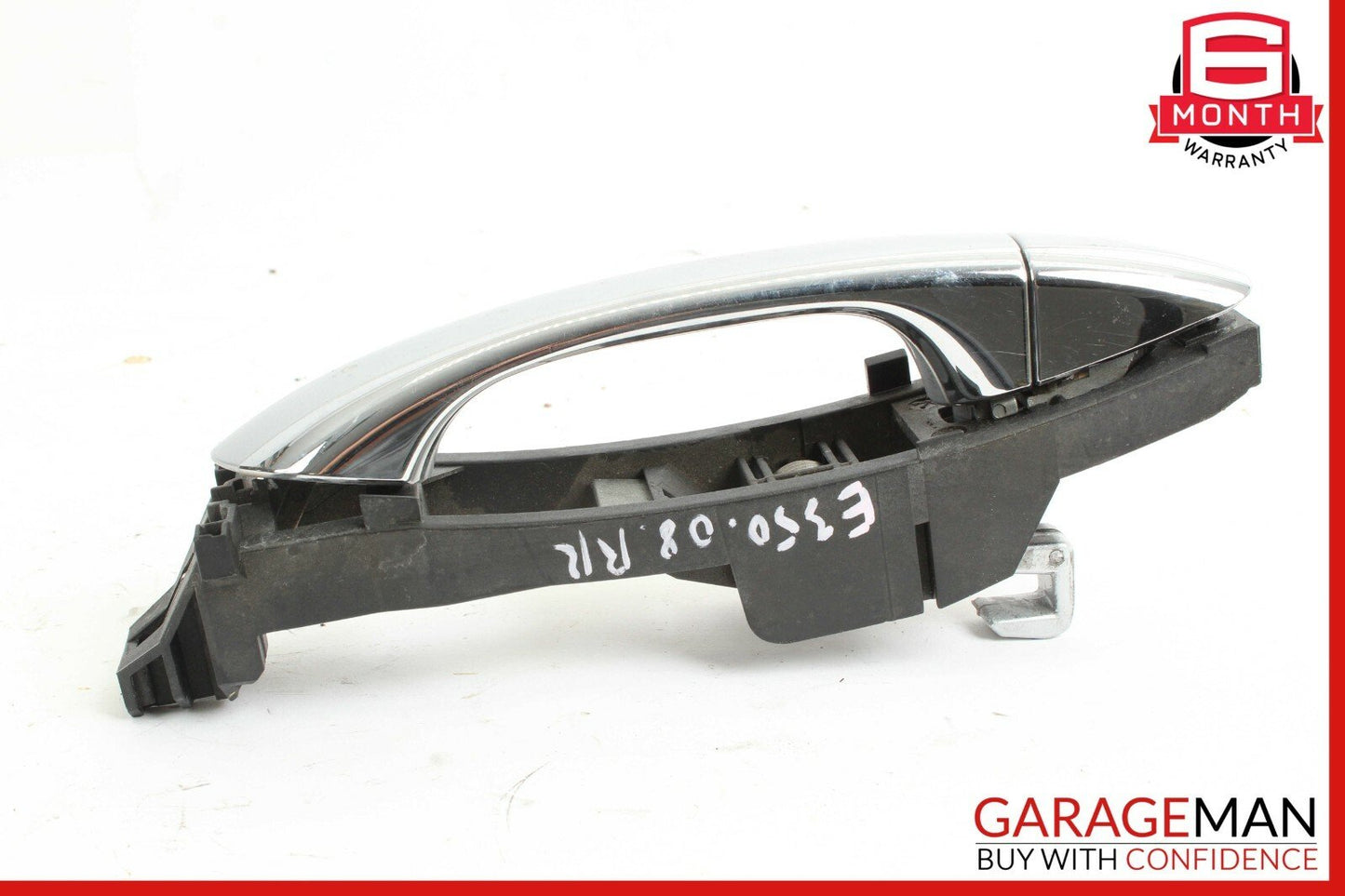 03-09 Mercedes W211 E350 E500 Rear Right Side Exterior Door Handle Silver OEM
