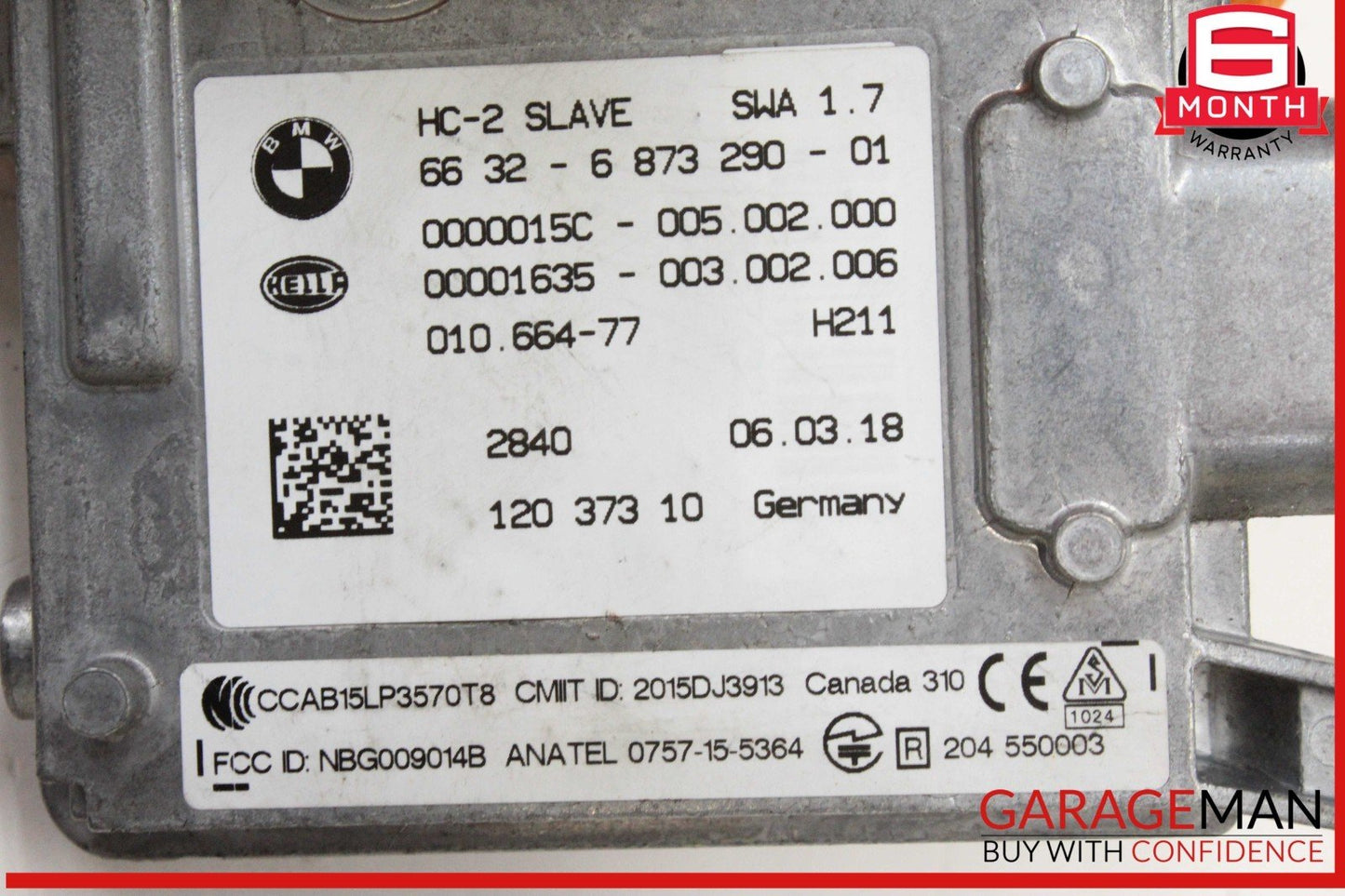 14-18 BMW X5 F15 X3 X4 X6 Rear Right Side Lane Change Assist Sensor Module OEM