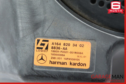 07-12 Mercedes X164 GL450 GL350 Rear Subwoofer Audio Speaker Harman Kardon OEM