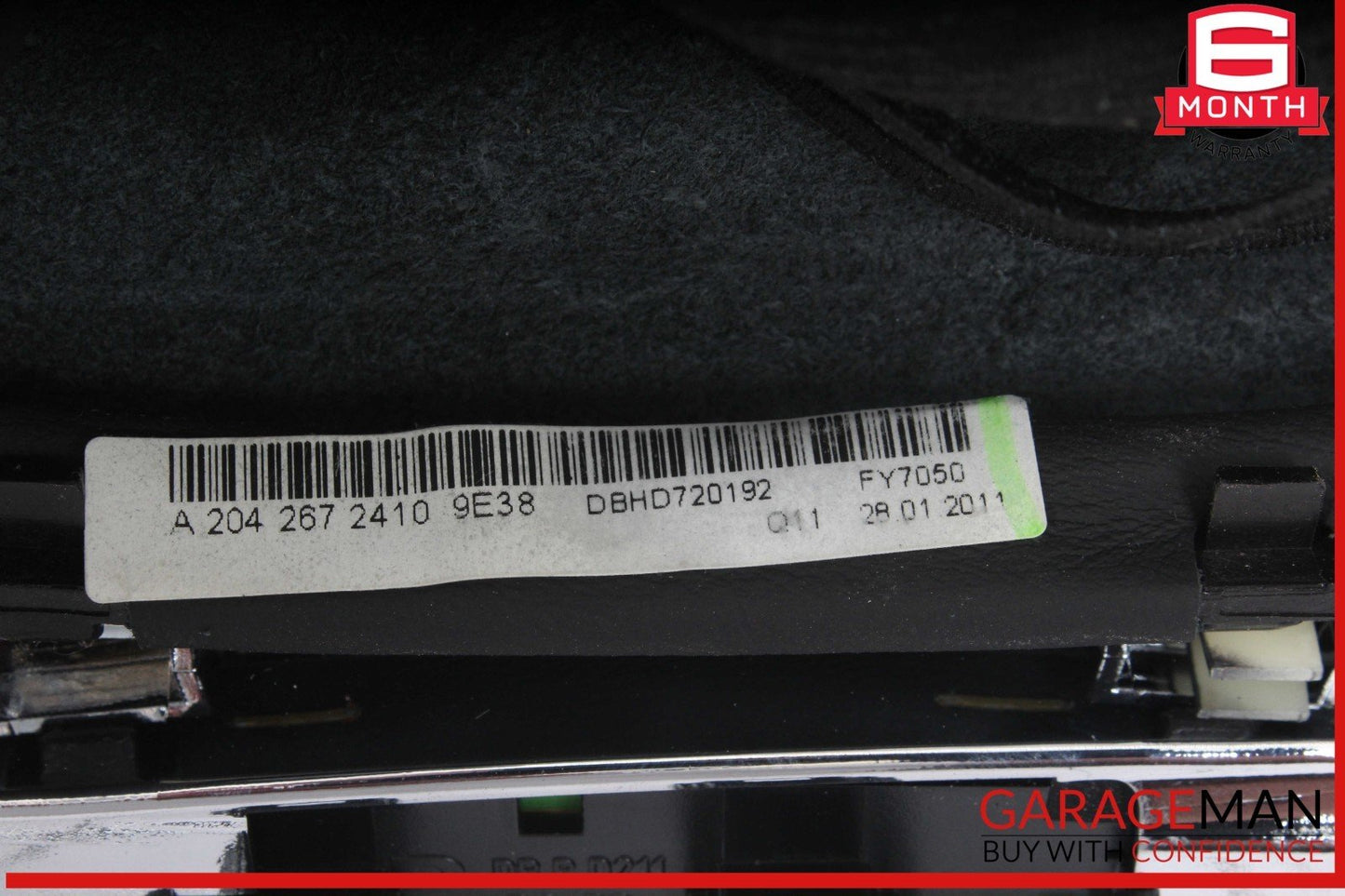 08-11 Mercedes W204 C300 Gear Shift Shifter Selector Indicator Boot Knob OEM