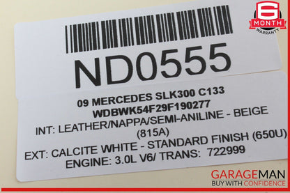 05-11 Mercedes R171 SLK300 SLK280 Heating Heated Seat Control Module Unit OEM