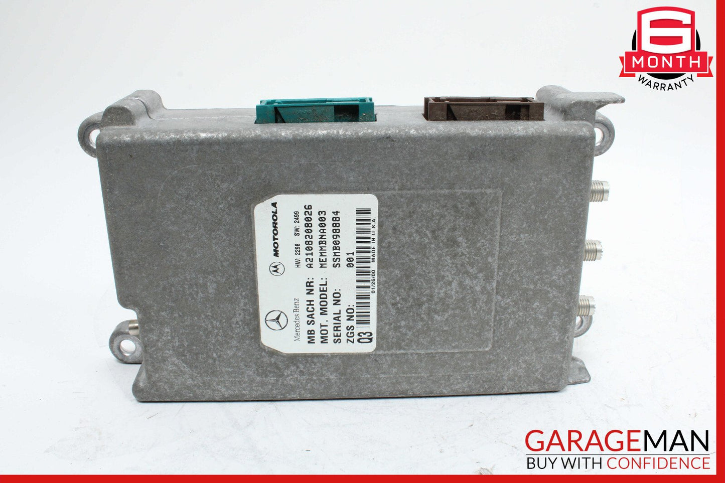 00-06 Mercedes W208 CLK430 CL500 Voice Command Control Module 2108208026 OEM