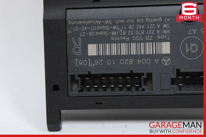 07-13 Mercedes W221 S350 S400 S550 Front Right Under Seat Controller Module