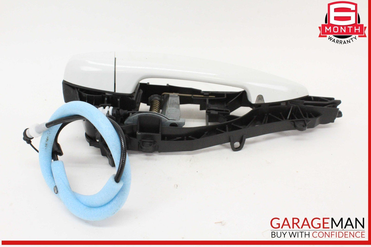 14-18 BMW X5 F15 X6 Rear Right Passenger Side Exterior Door Handle White OEM