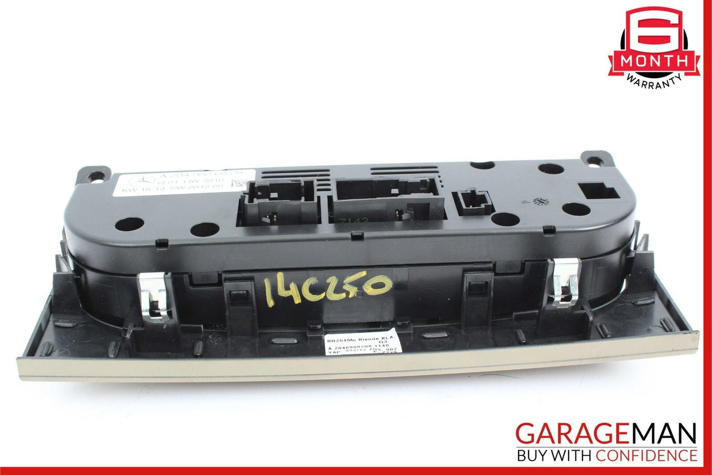12-14 Mercedes W204 C250 C300 AC A/C Heater Climate Control 2049006808 OEM