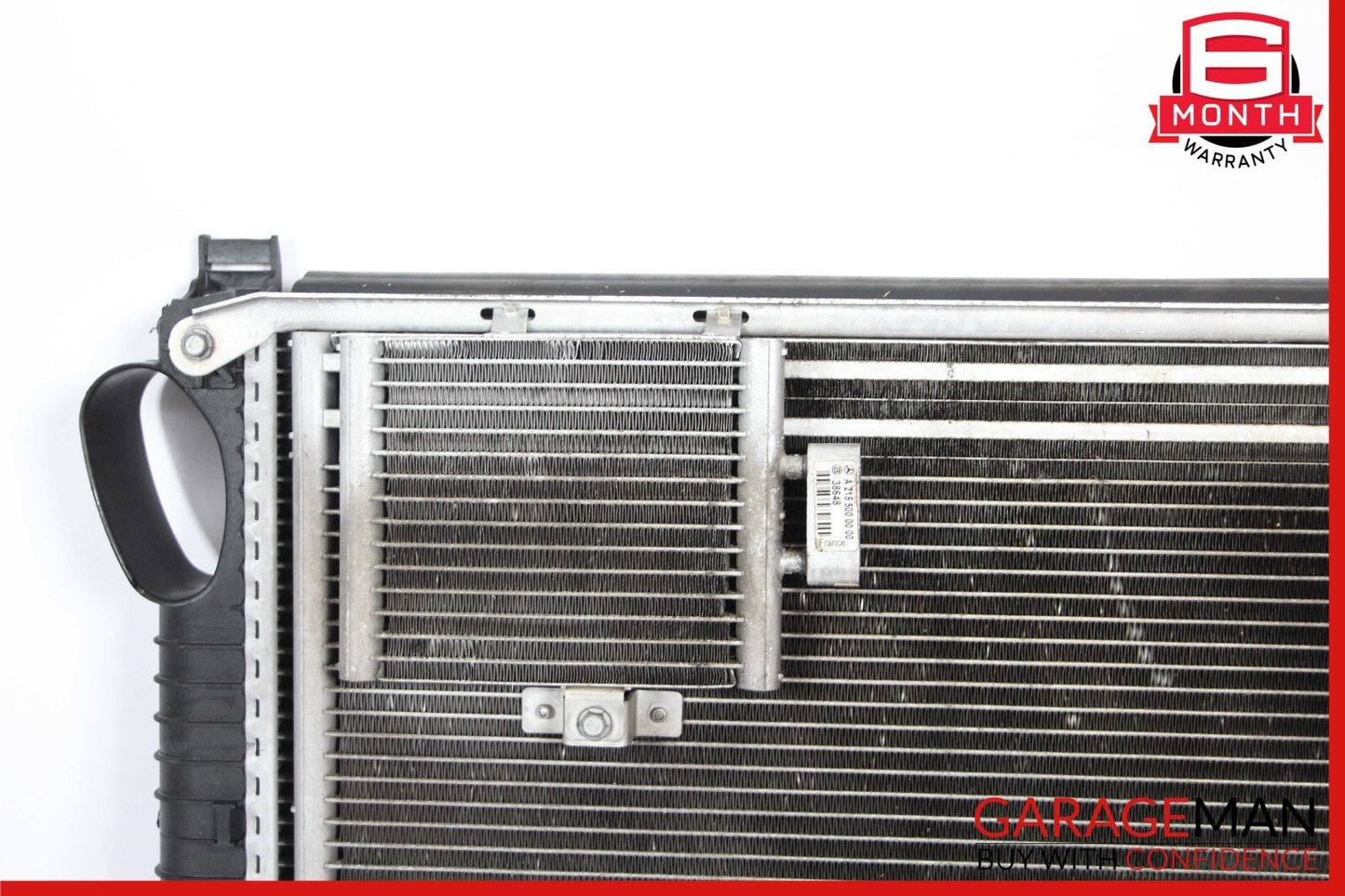03-08 Mercedes R230 SL500 Engine Radiator A/C AC Air Condenser Oil Cooler Assy