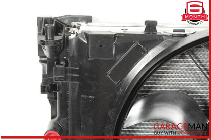 12-15 Mercedes R172 SLK250 Radiator Cooling Fan Motor AC Condenser Assy OEM
