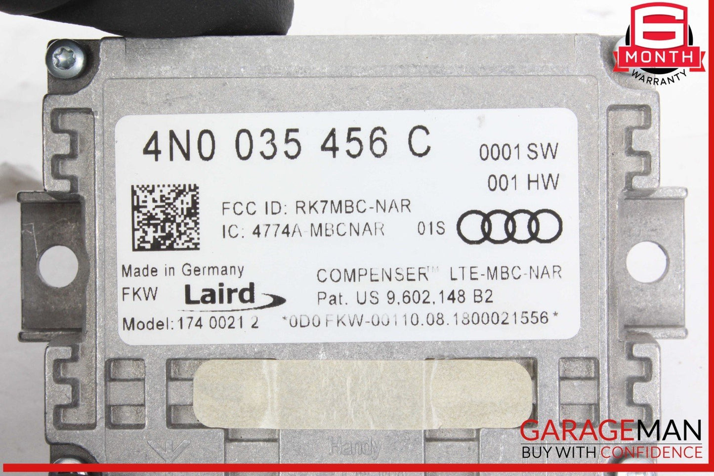 19-24 Audi Q7 Emergency Call Antenna Amplifier AMP Control Module 4N0035456C OEM