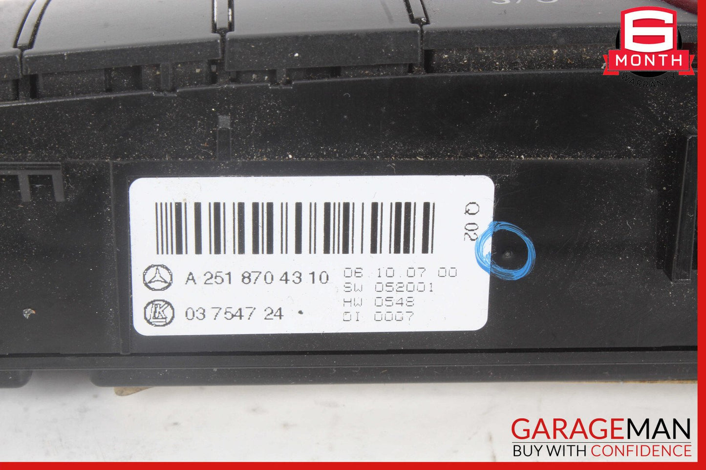 06-10 Mercedes W251 R350 R500 Center Dashboard Hazard ESP Control Switch OEM