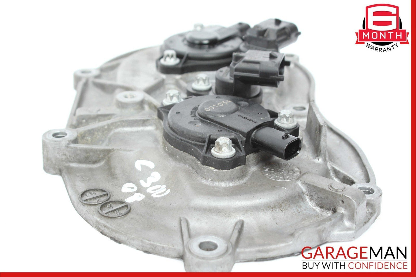 06-10 Mercedes W204 C300 S550 E350 Front Right Engine Timing Chain Cover Plate
