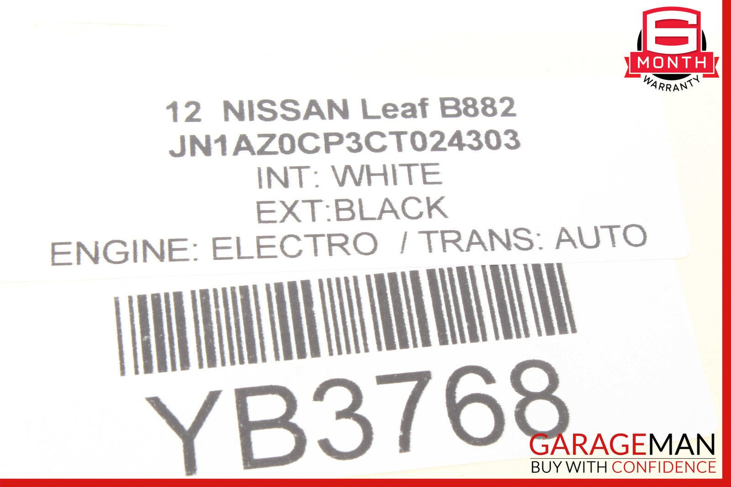 11-15 Nissan Leaf Interior Rear View Mirror OEM
