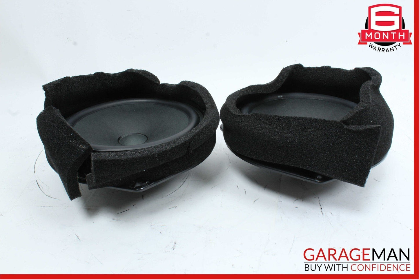 08-14 Mercedes W204 C300 Rear Right & Left Door Sound Speakers Set of 2 OEM