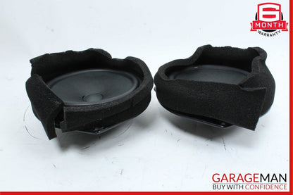 08-14 Mercedes W204 C300 Rear Right & Left Door Sound Speakers Set of 2 OEM