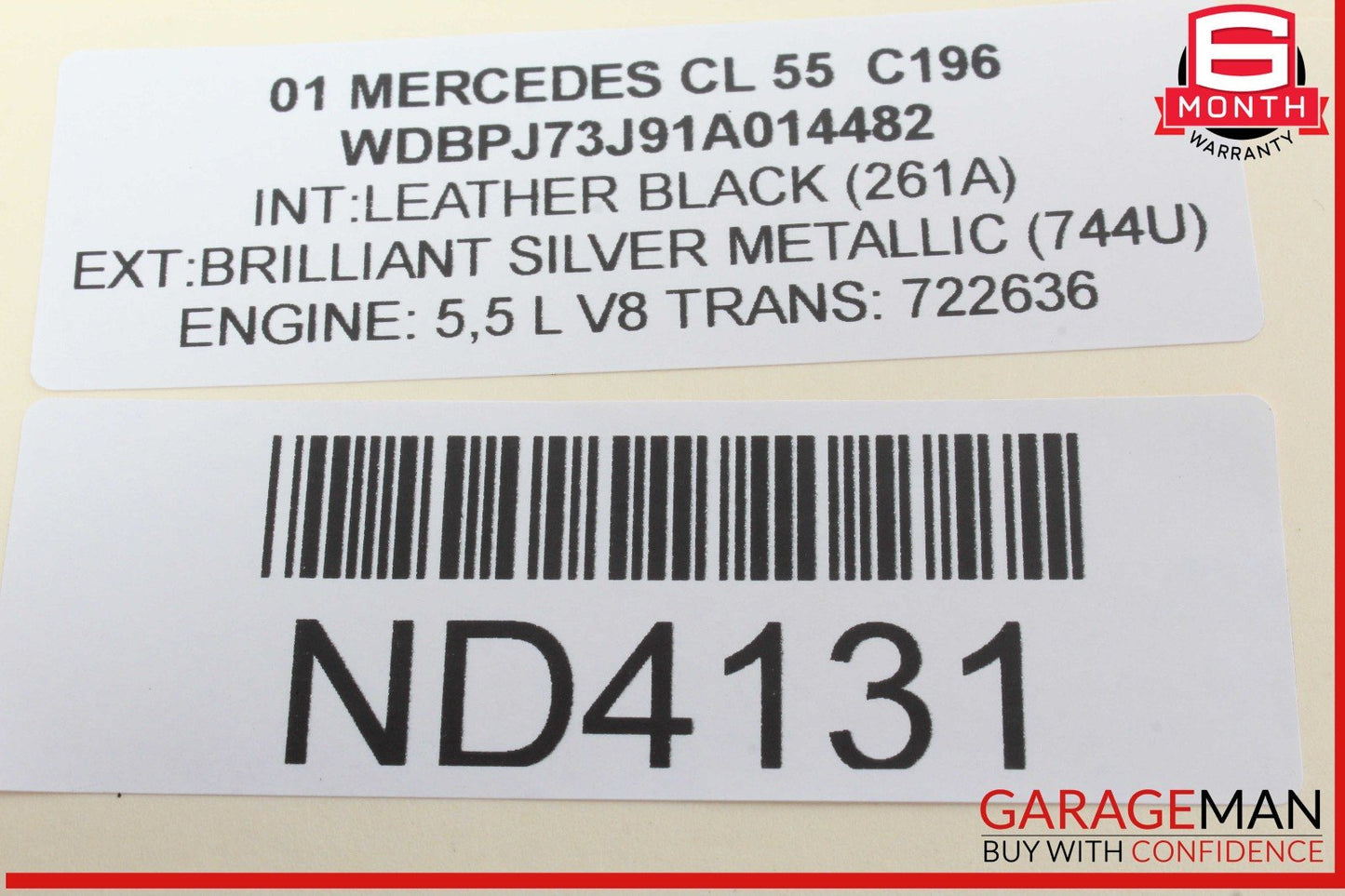 00-06 Mercedes W215 CL500 Side Rear View Mirror Adjust Switch Button