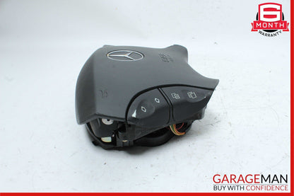 00-02 Mercedes W220 S500 S55 CL55 AMG Steering Wheel Air Bag Airbag SRS Black