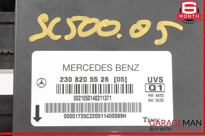 03-08 Mercedes R230 SL500 SL55 AMG SL550 Convertible Top Roof Control Module OEM