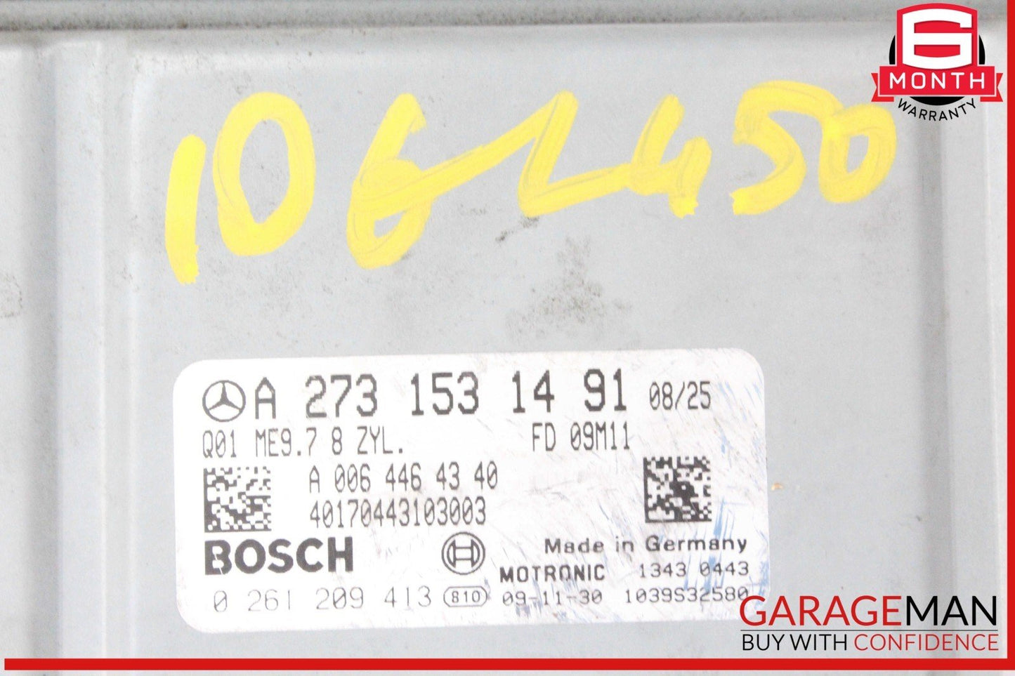 07-12 Mercedes X164 GL450 ECU ECM Engine Control Module Unit 2731531491 OEM