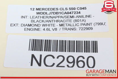 08-18 Mercedes W218 CLS550 C300 E550 Rear Left Side Door Control Module Unit