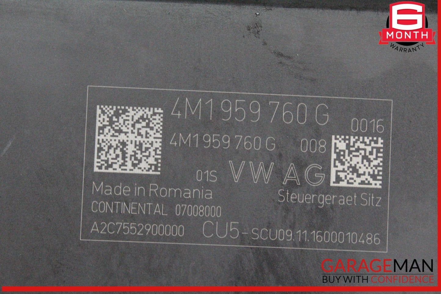 17-24 Audi Q7 Rear 3rd Third Row Seat Memory Control Module Unit 4M1959760G OEM